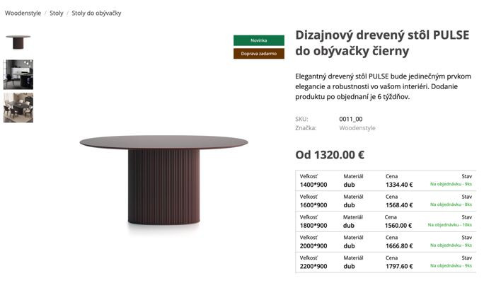 Krok prvý - voľba produktu, jeho modelu a varianty